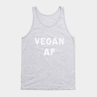 Vegan AF plant-based diet veganism Tank Top